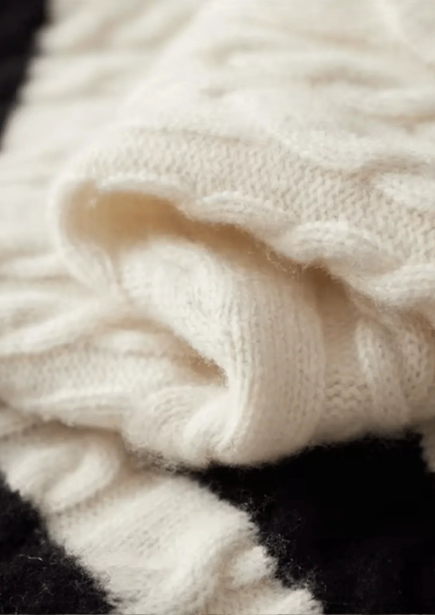 Saf Ekstra Ince Merino Yünü Çizgili Yarım Fermuarlı Kazak - Martin Milano