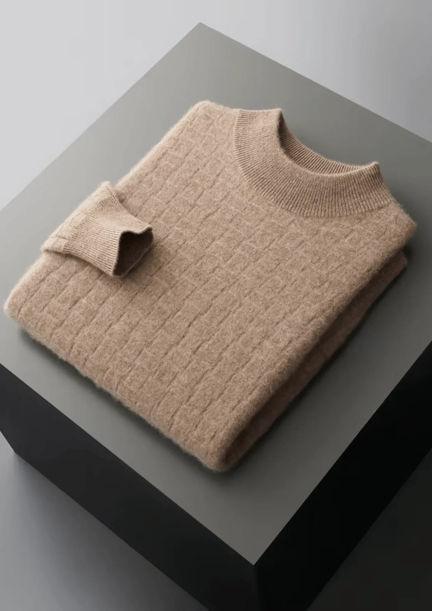 Saf Ekstra İnce Merino Yünü Dokulu Polo Yaka - Martin Milano