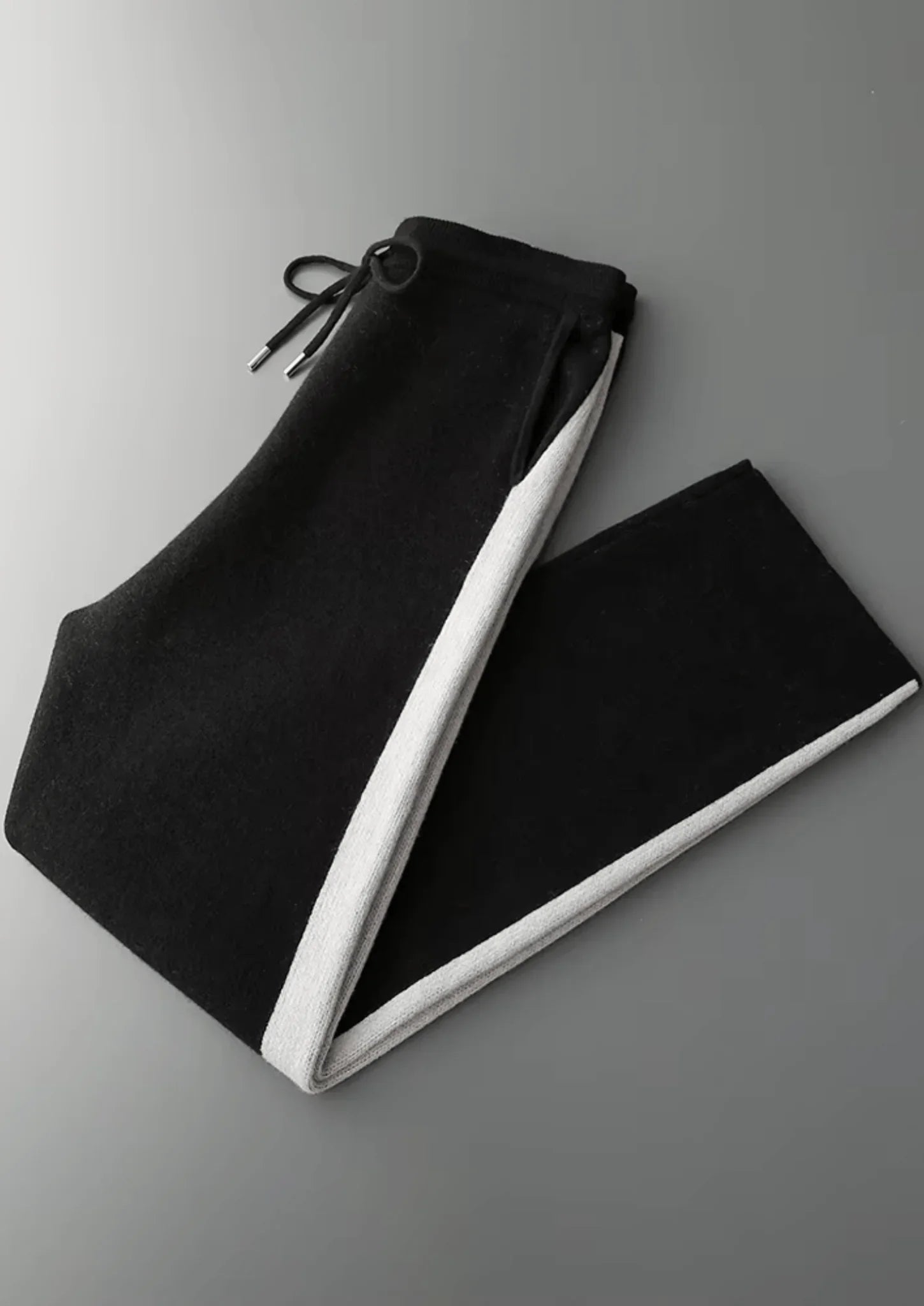 Saf Ekstra İnce Merino Yünü Oversize Pantolon - Martin Milano