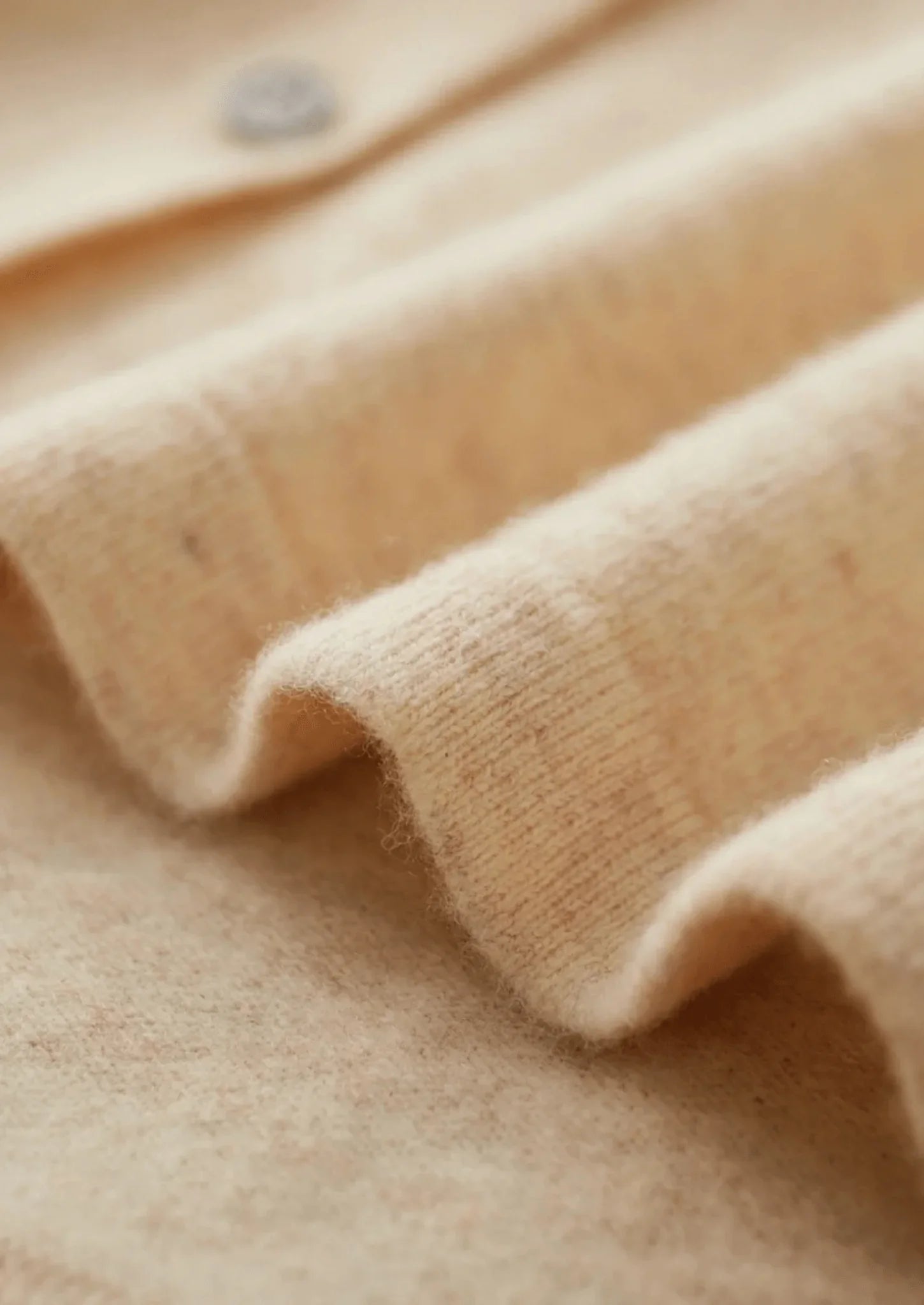 Saf Ekstra İnce Merino Yünü Polo Hırka - Martin Milano