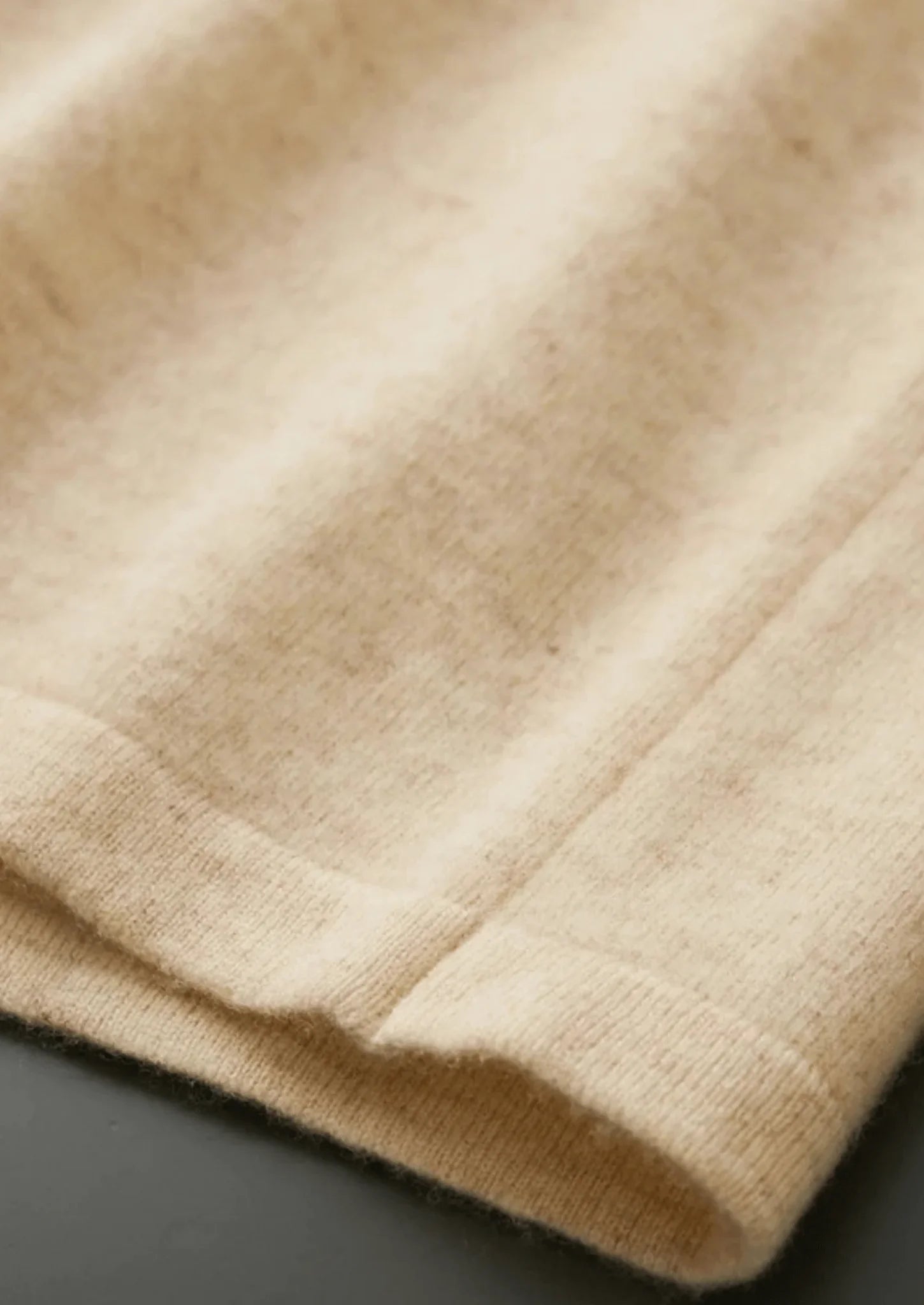 Saf Ekstra İnce Merino Yünü Polo Hırka - Martin Milano