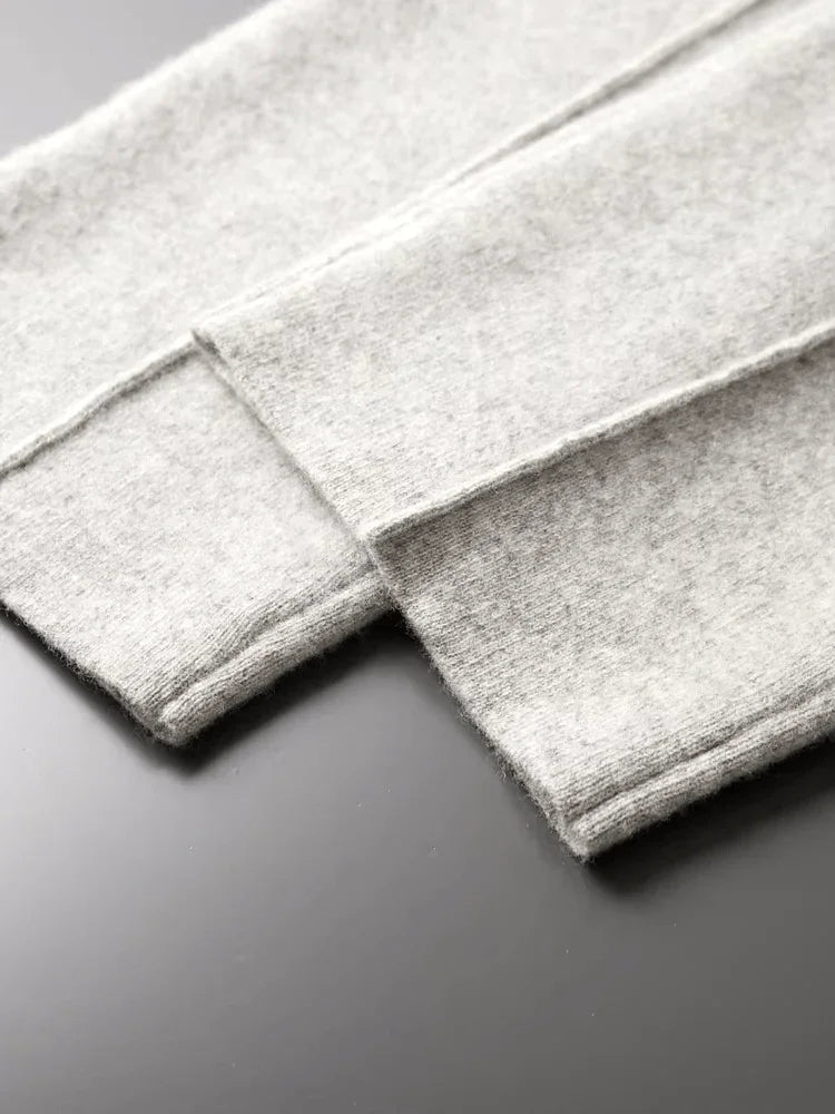 Saf Ekstra İnce Merino Yünü Relax Pantolon - Martin Milano