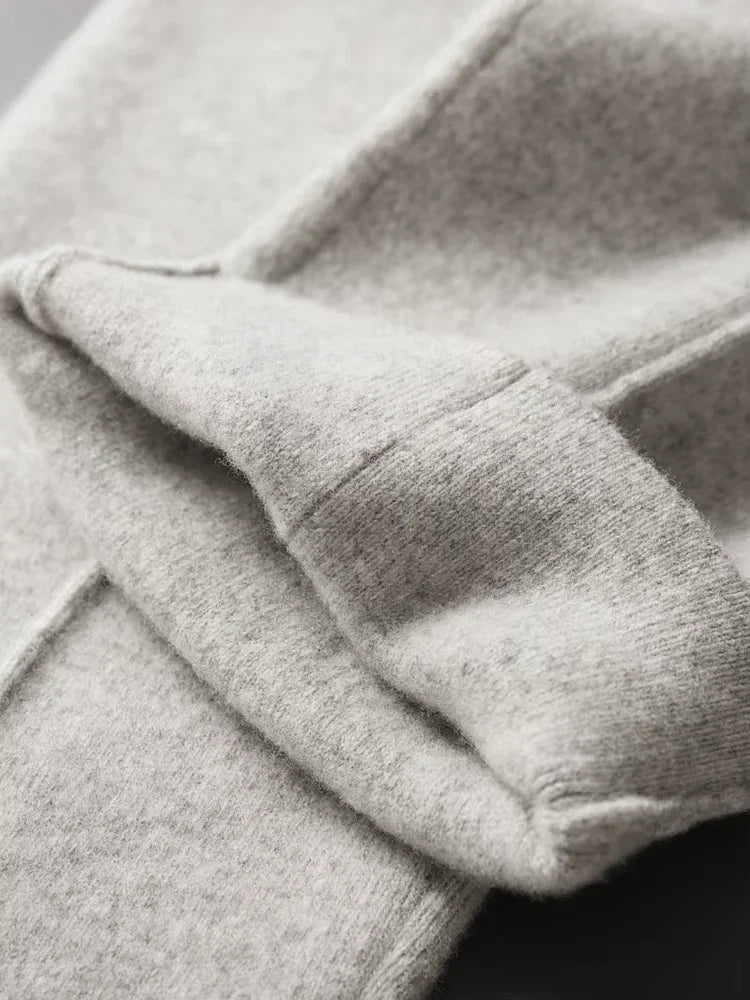 Saf Ekstra İnce Merino Yünü Relax Pantolon - Martin Milano