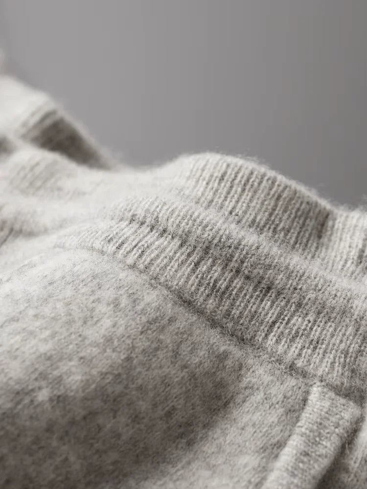 Saf Ekstra İnce Merino Yünü Relax Pantolon - Martin Milano