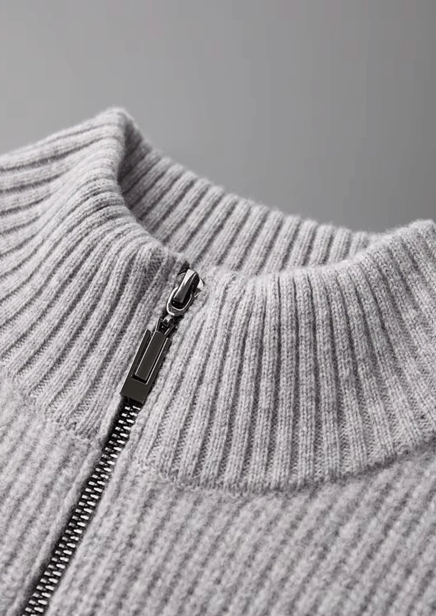 Saf Ekstra İnce Merinos Yünü Ribanalı Hırka - Martin Milano