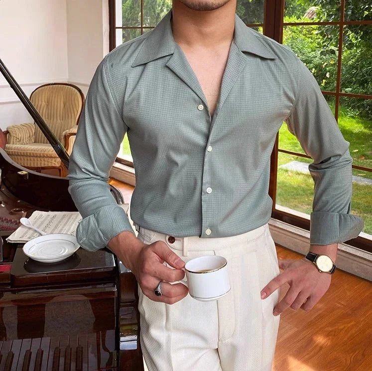 Saint Jean Küba Yaka Bambu Shirt - Martin Milano