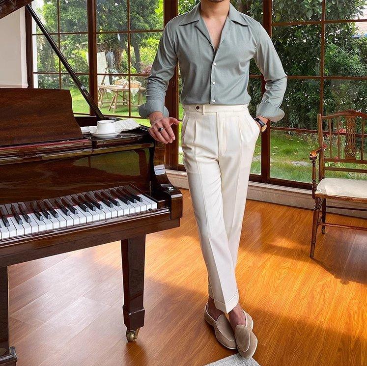 Saint Jean Küba Yaka Bambu Shirt - Martin Milano