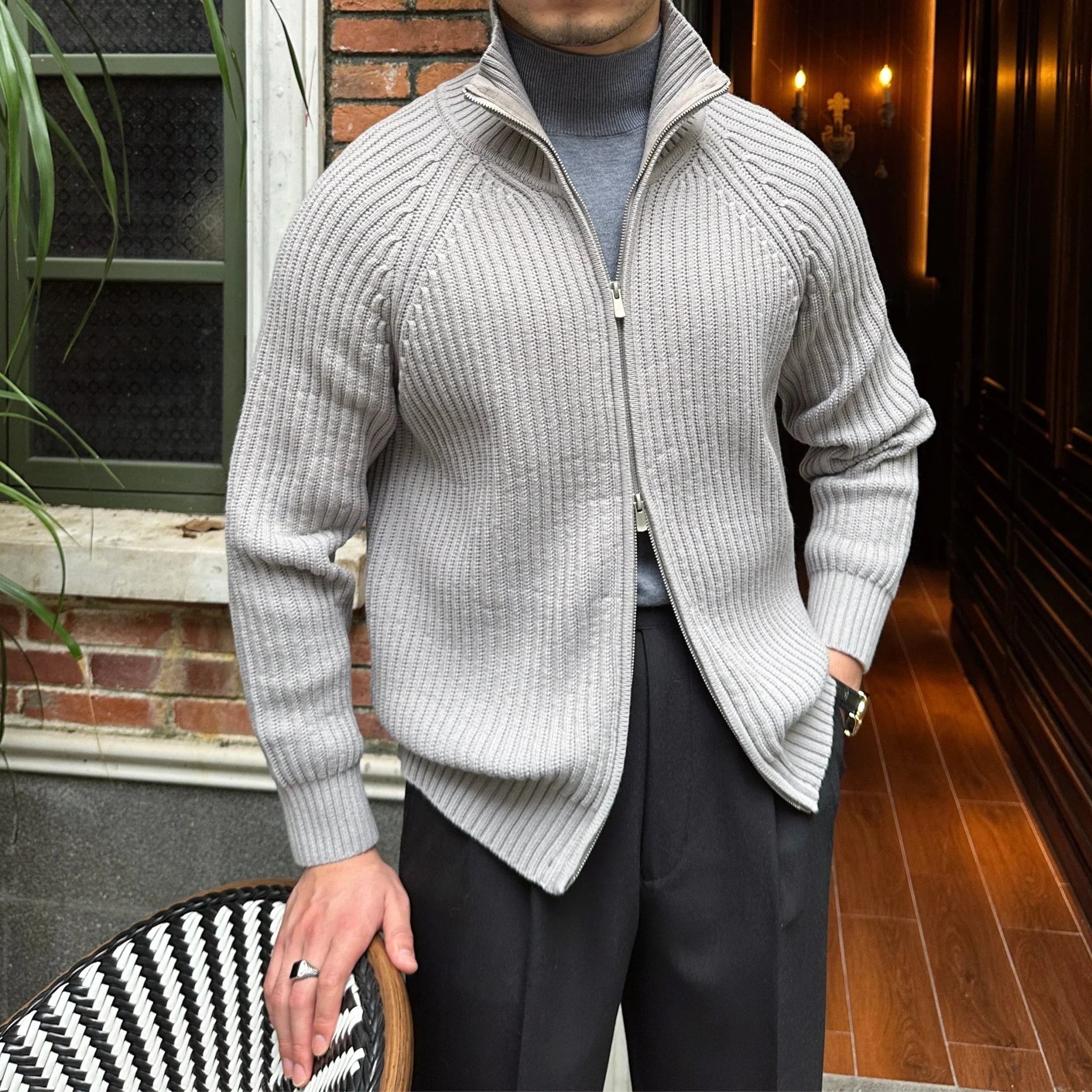 Siena Ribanalı Pamuk Hırka - Martin Milano