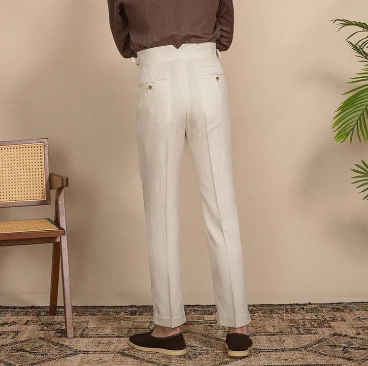 Sınırlı Üretim Gurkha Katlamalı Pantolon - Martin Milano