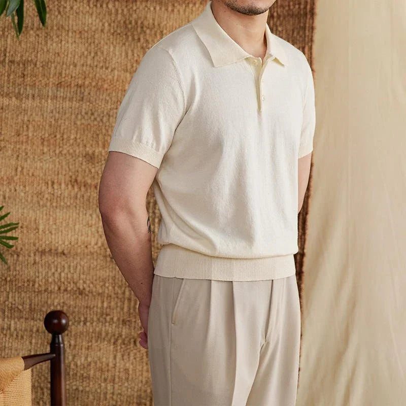 St. Tropez Örme Pamuk Polo Tişört - Martin Milano