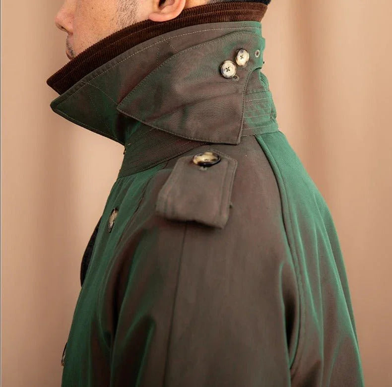 Tivoli Kemerli Çift Düğmeli Retro Trençkot - Martin Milano