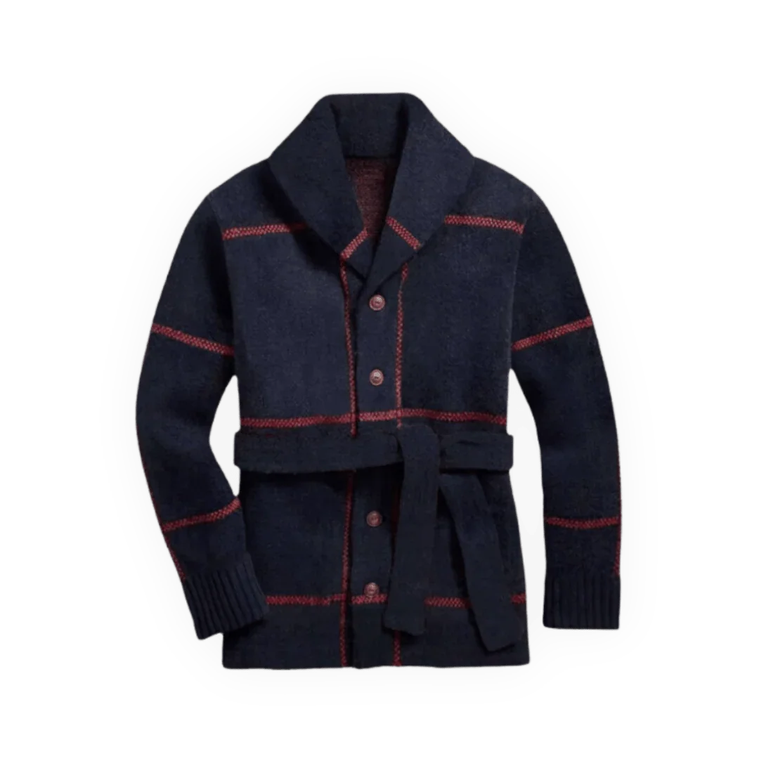 Torino Şal Yaka Yün Hırka - Martin Milano