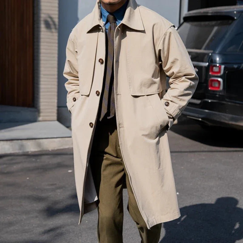 Vintage Bourbon Pamuklu Trençkot - Martin Milano