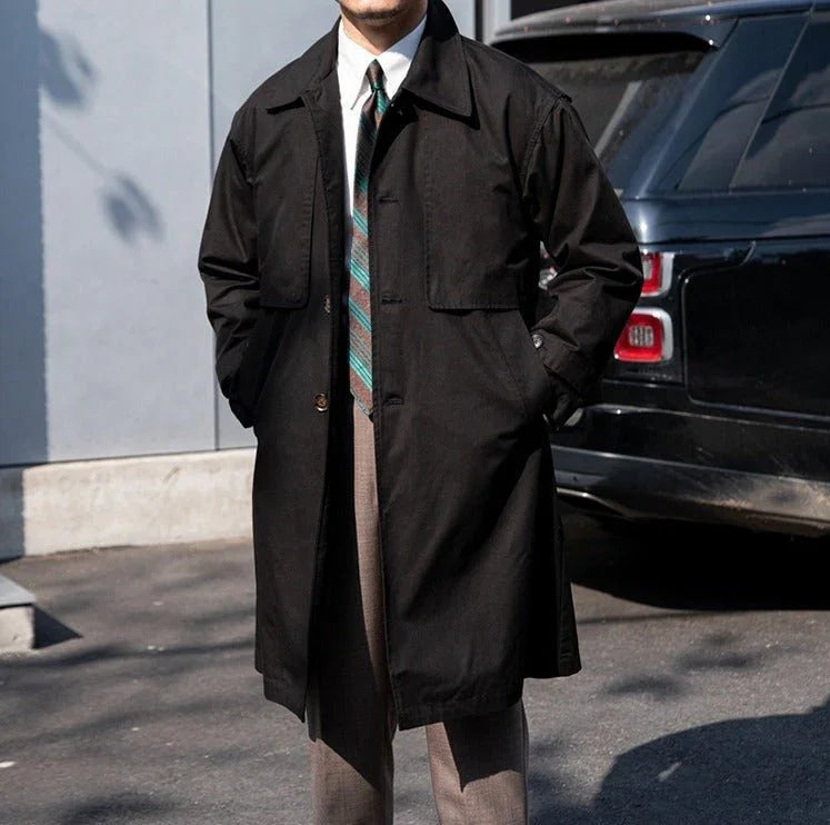 Vintage Bourbon Pamuklu Trençkot - Martin Milano