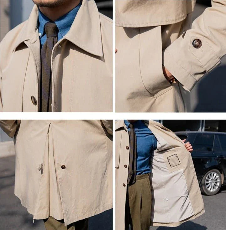 Vintage Bourbon Pamuklu Trençkot - Martin Milano