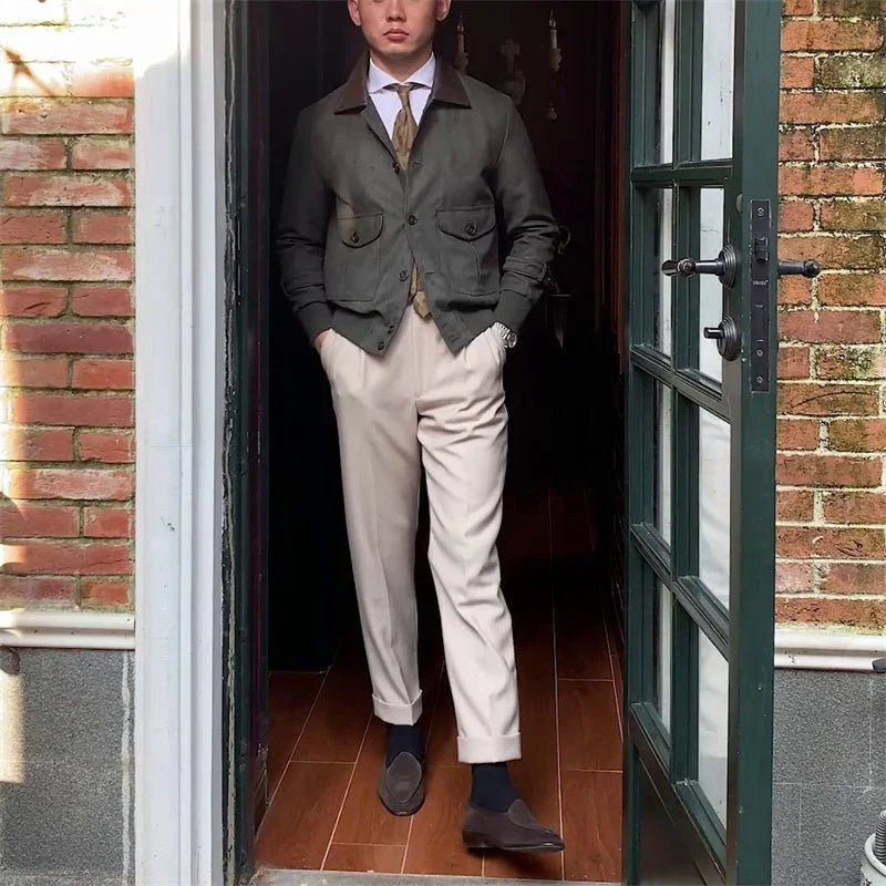 Vintage Süet Düğmeli Ceket - Martin Milano