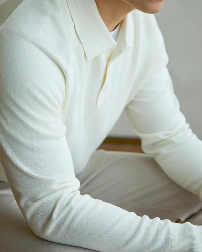 %100 Premium Yün Polo - Martin Milano