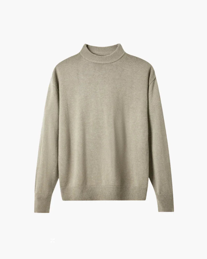 %100 Premium Yün Yuvarlak Yaka Kazak - Martin Milano