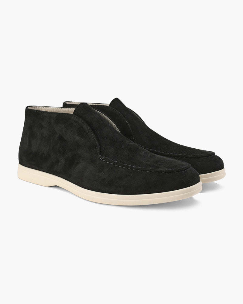 Yüksek Süet Loaferlar