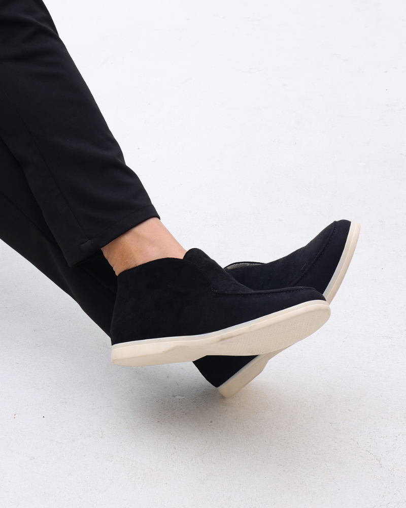 Yüksek Süet Loaferlar