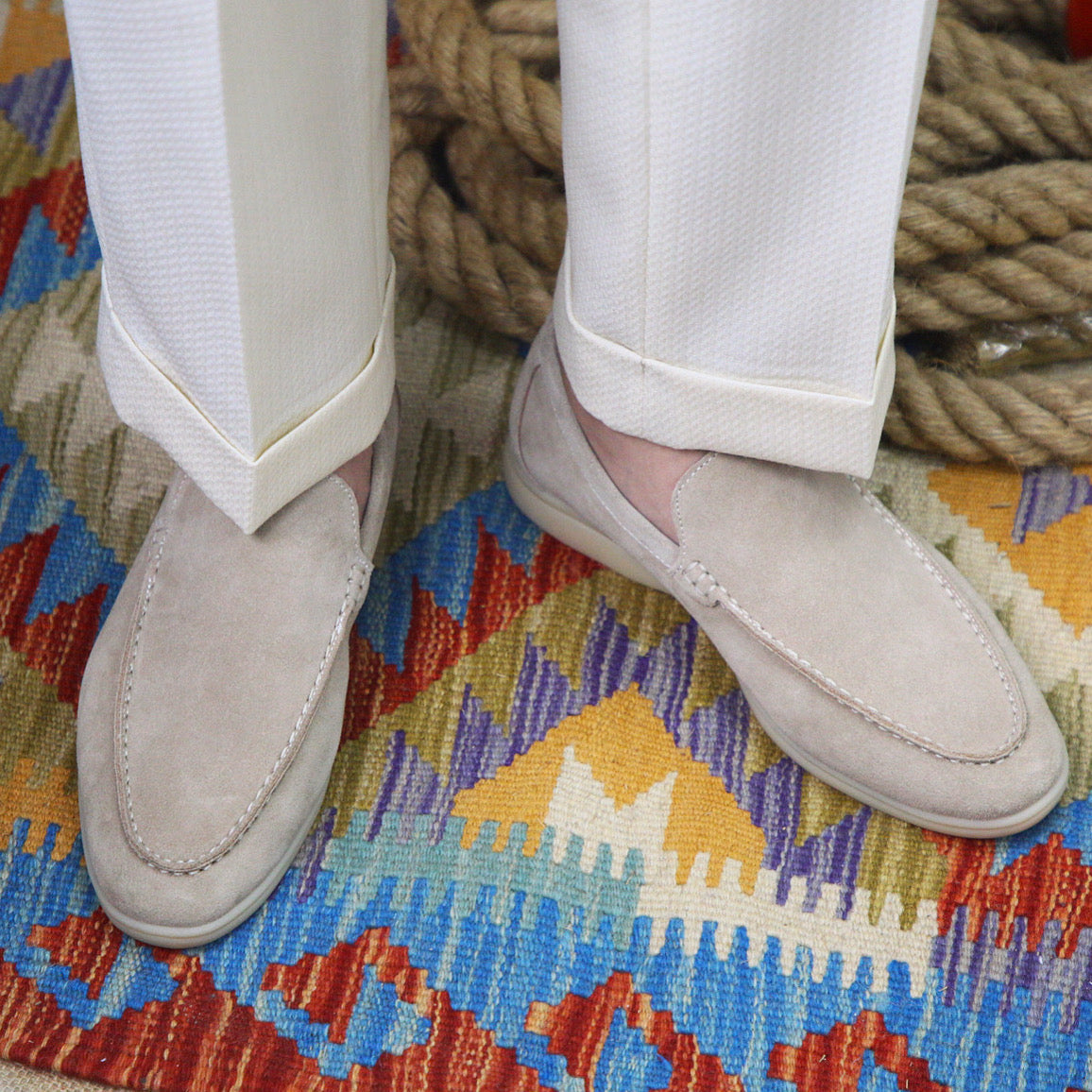 Cap Ferrat Süet Slip-On Loafer