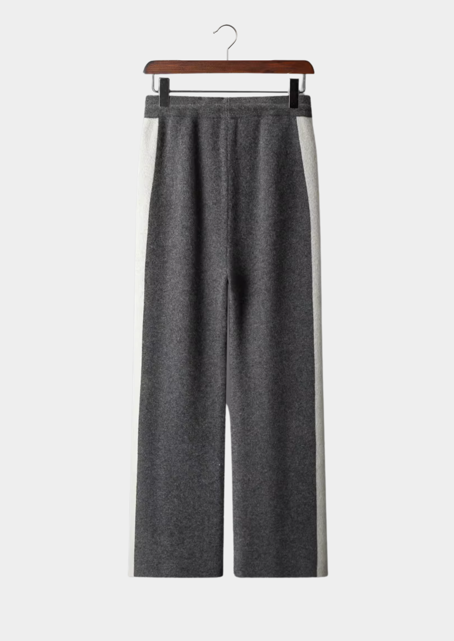 Saf Ekstra İnce Merino Yünü Oversize Pantolon