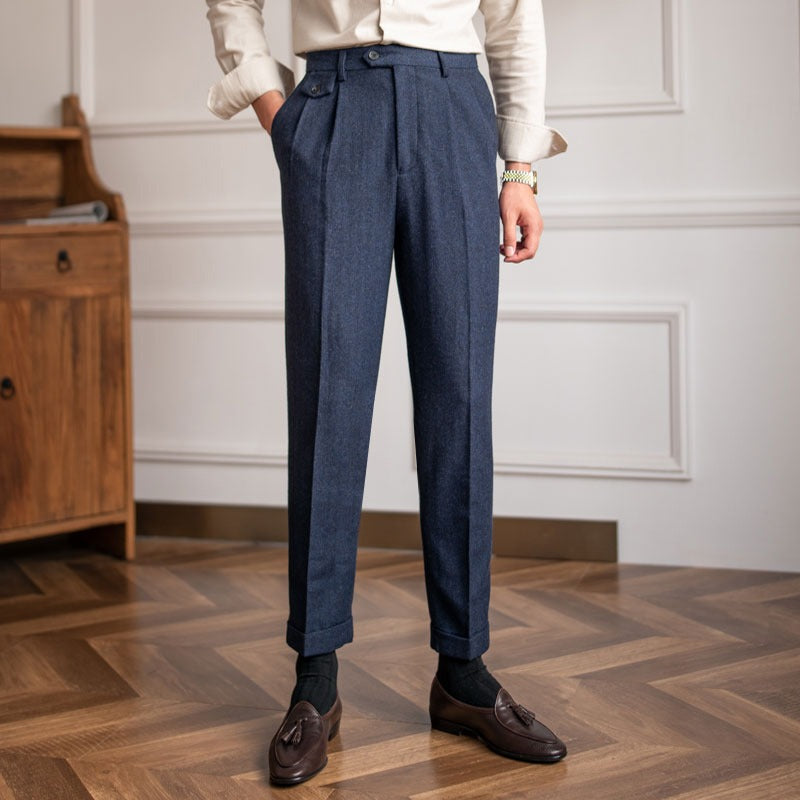 Winchester Herringbone Yün Pantolon