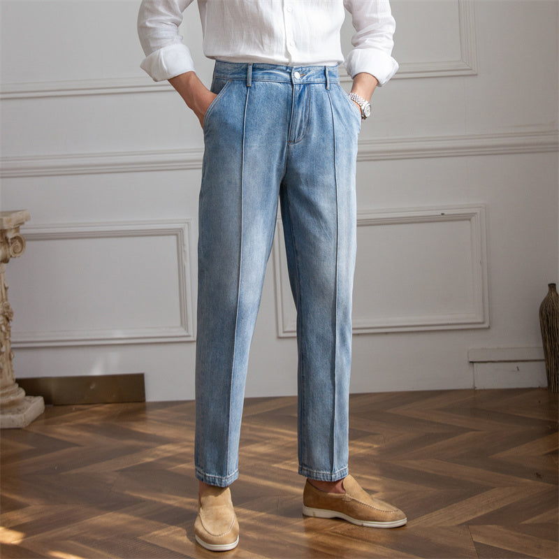 Roma Denim Tek Pileli Pantolon