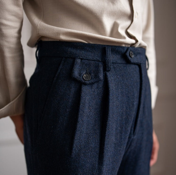 Winchester Herringbone Yün Pantolon