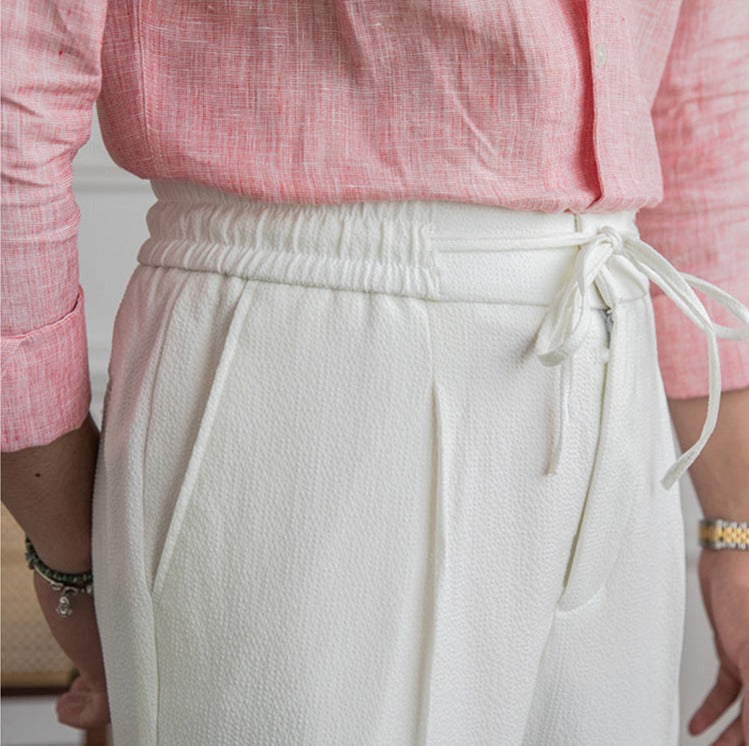 Mykonos Seersucker Luxe Pantolon