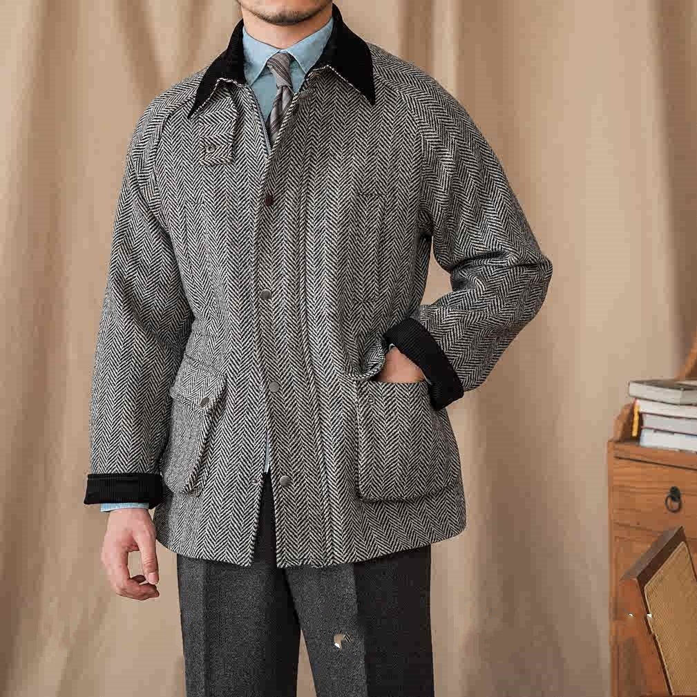 Manor Yün Herringbone Ceketi