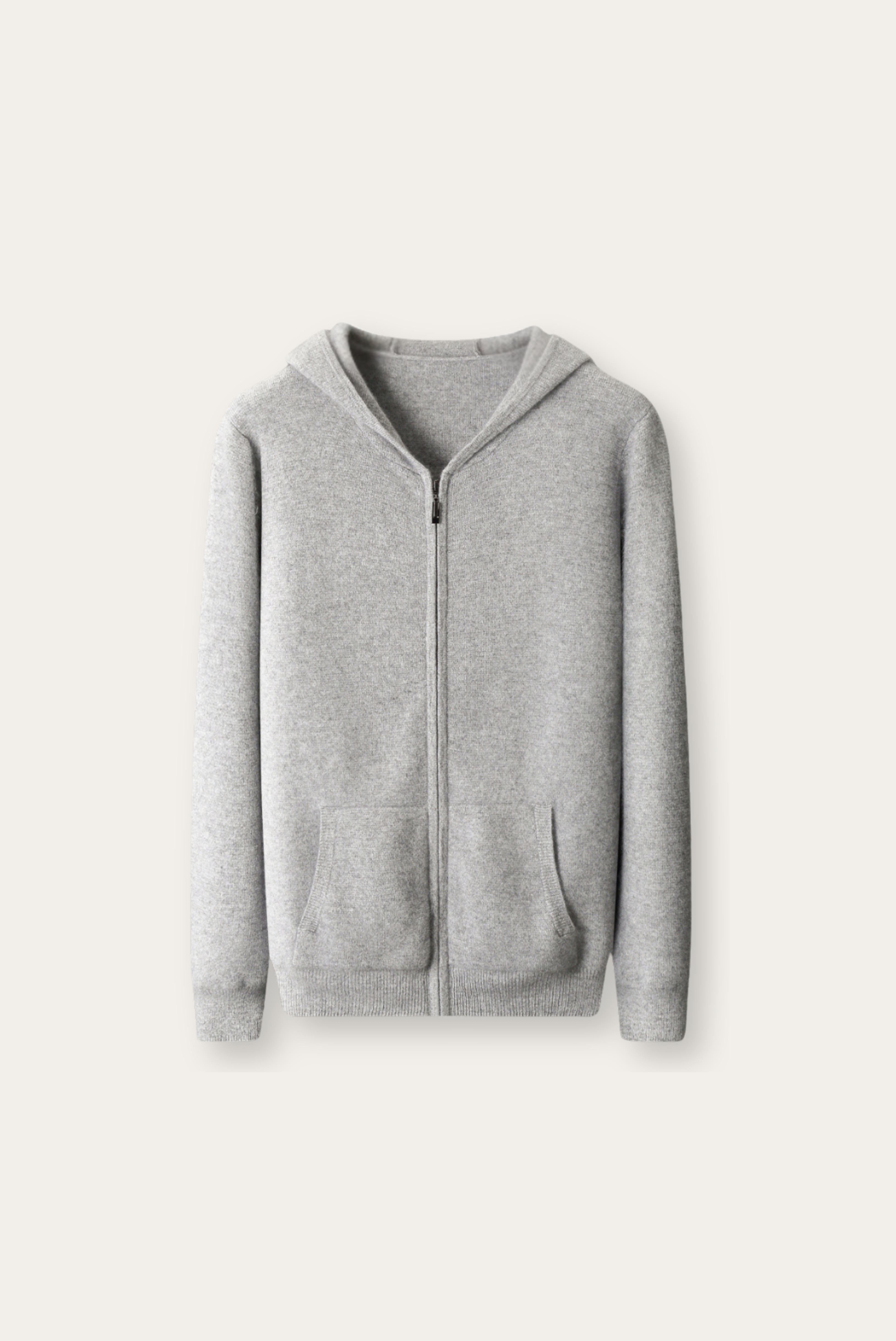 Merino Yünü Fermuarlı Hoodie MARTIN MILANO®
