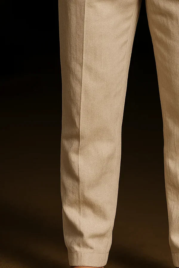Bej Keten Pantolon MARTIN MILANO®