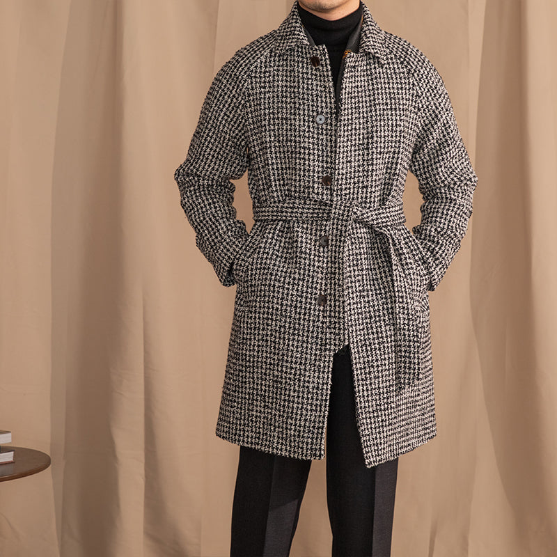 Yün Houndstooth Kaban