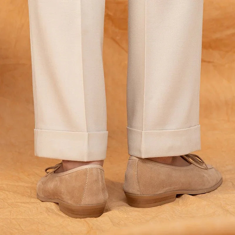 Amalfi Süet Belçika Loaferları - Martin Milano