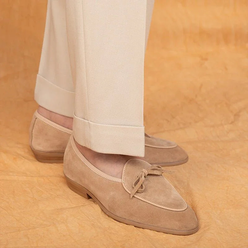 Amalfi Süet Belçika Loaferları - Martin Milano