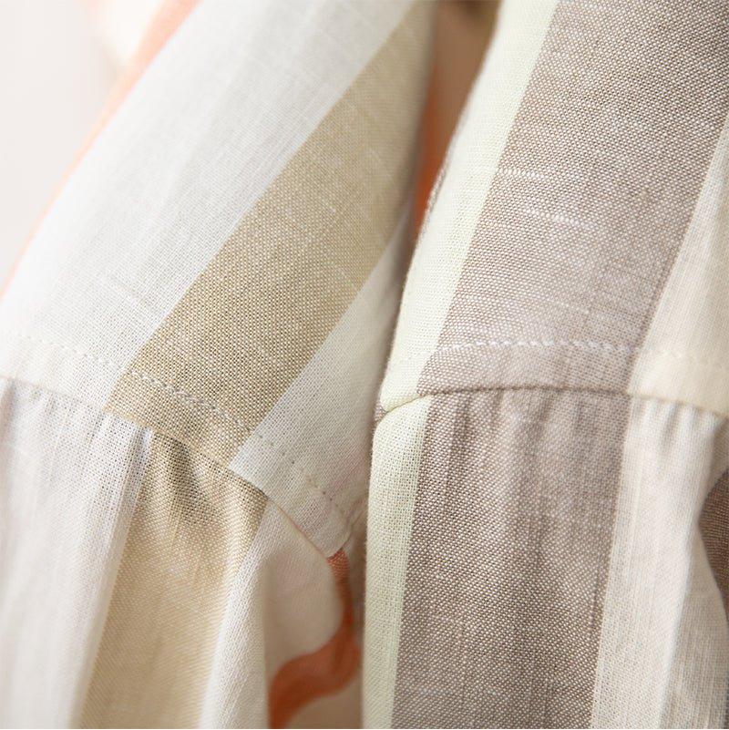 Arezzo Pamuk Çizgili Uzun Kollu Gömlek - Martin Milano