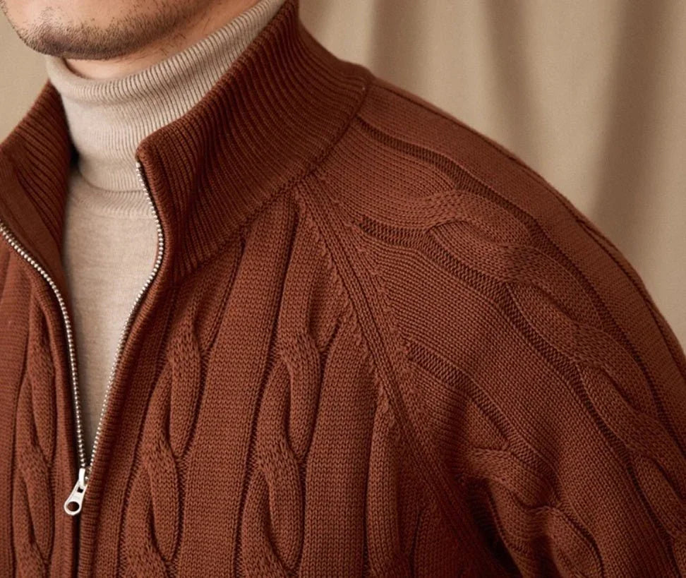 Aspen Örgü Pamuk Hırka - Martin Milano