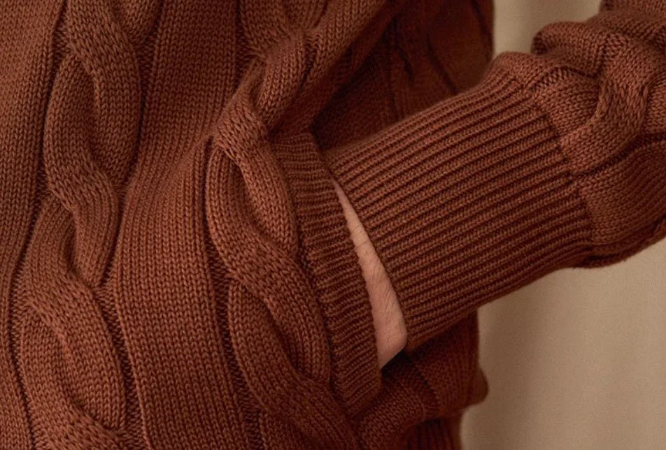 Aspen Örgü Pamuk Hırka - Martin Milano