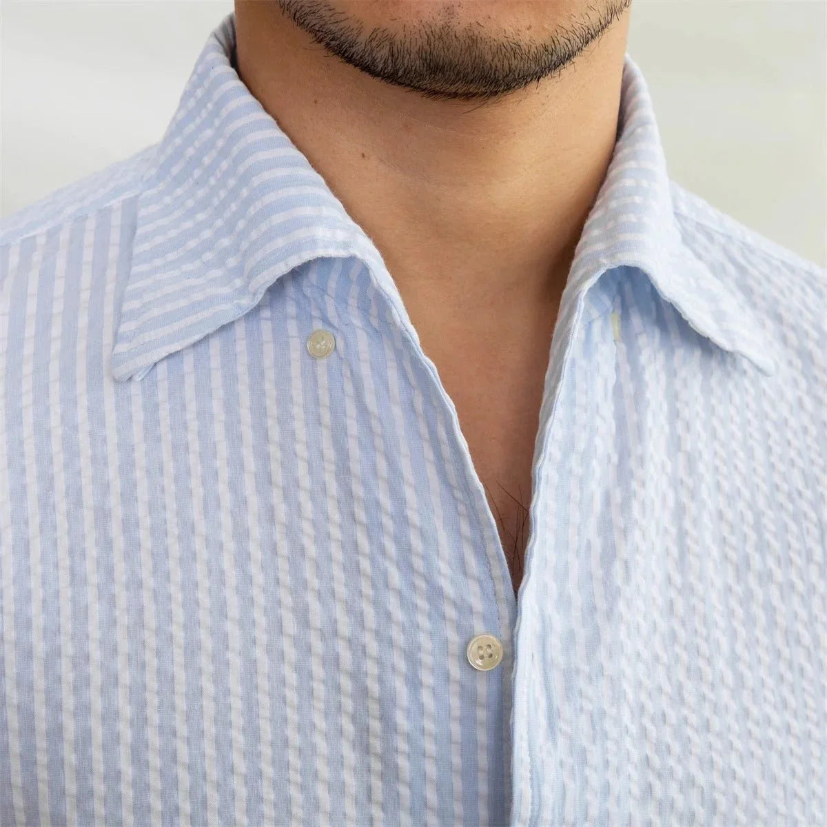 Bagatelle Çizgili Seersucker Gömlek - Martin Milano