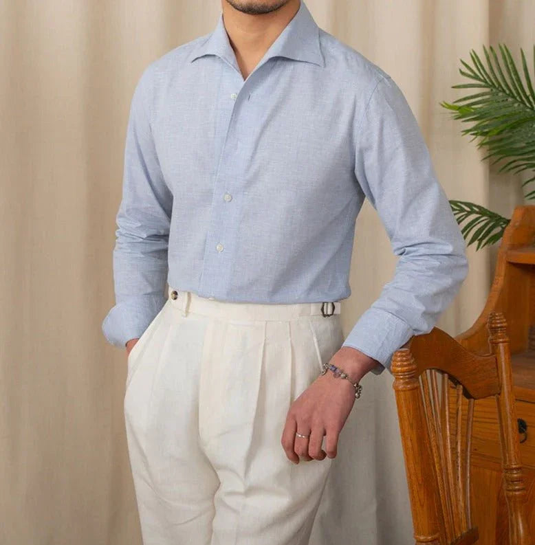 Beausoleil Kesik Keten Gömlek - Martin Milano