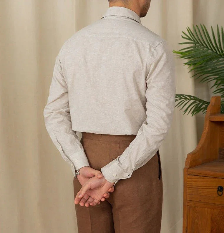 Beausoleil Kesik Keten Gömlek - Martin Milano