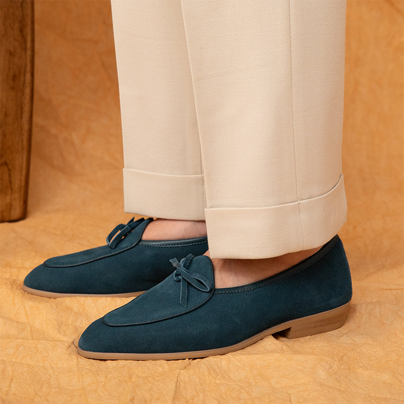 Amalfi Süet Belçika Loaferları