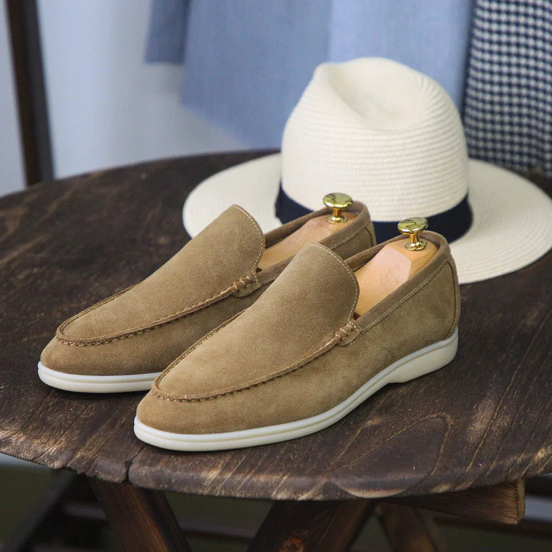 Cap Ferrat Süet Slip - On Loafer - Martin Milano