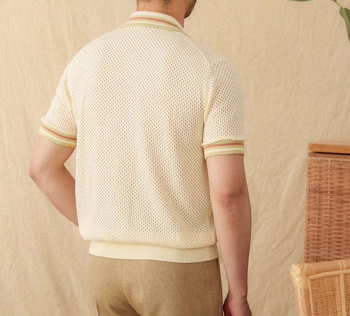 Casablanca Örme Kontrast Kısa Kollu Gömlek - Martin Milano