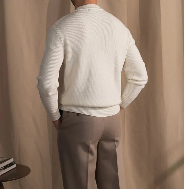 Casuale Desenli Yün Kazak - Martin Milano