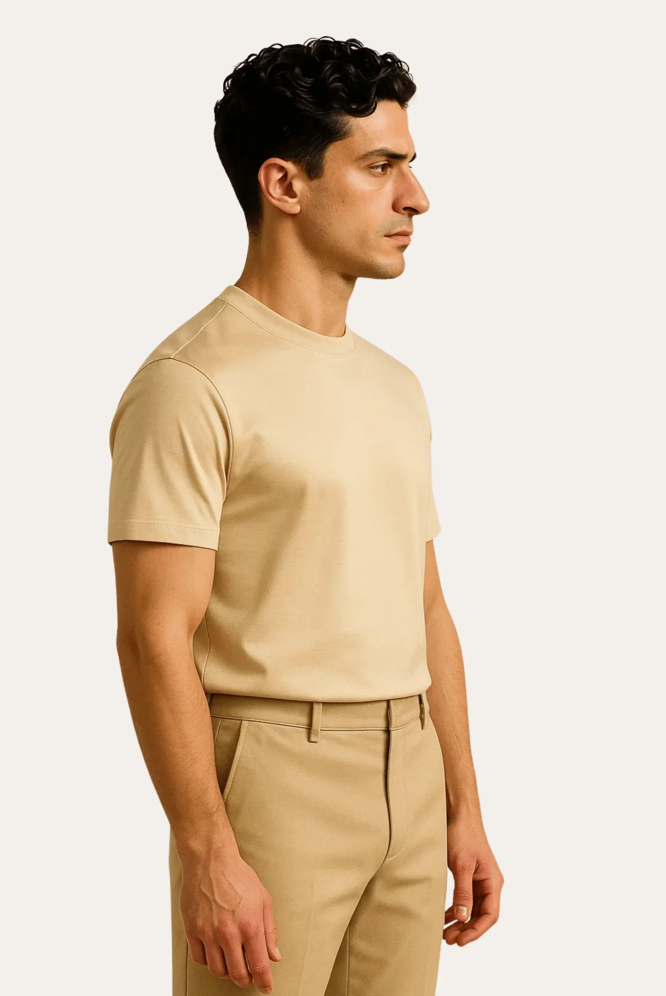 Creme İmparator Tişört - Martin Milano