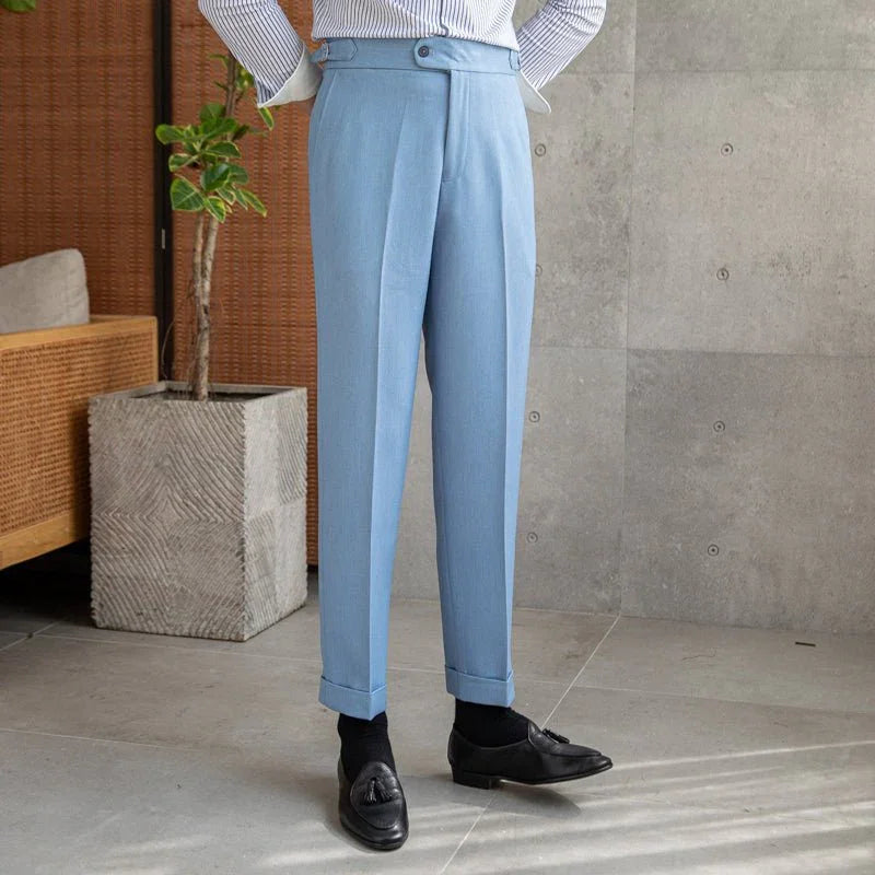 Dolce Elastik Düz Kesim Kumaş Pantolon - Martin Milano