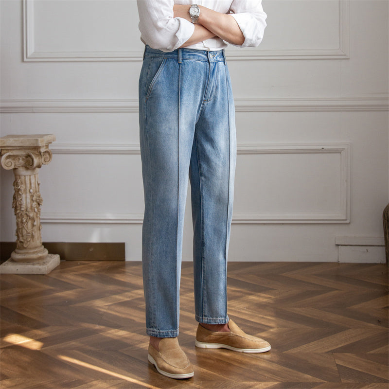 Roma Denim Tek Pileli Pantolon