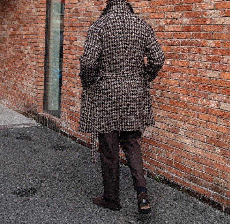 Edinburgh Kemerli Yün Palto - Martin Milano